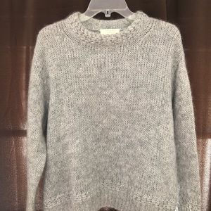 Sezane grey scoop neck sweatshirt